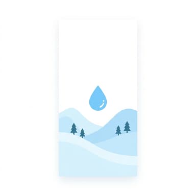 Mountains and Water Illustration