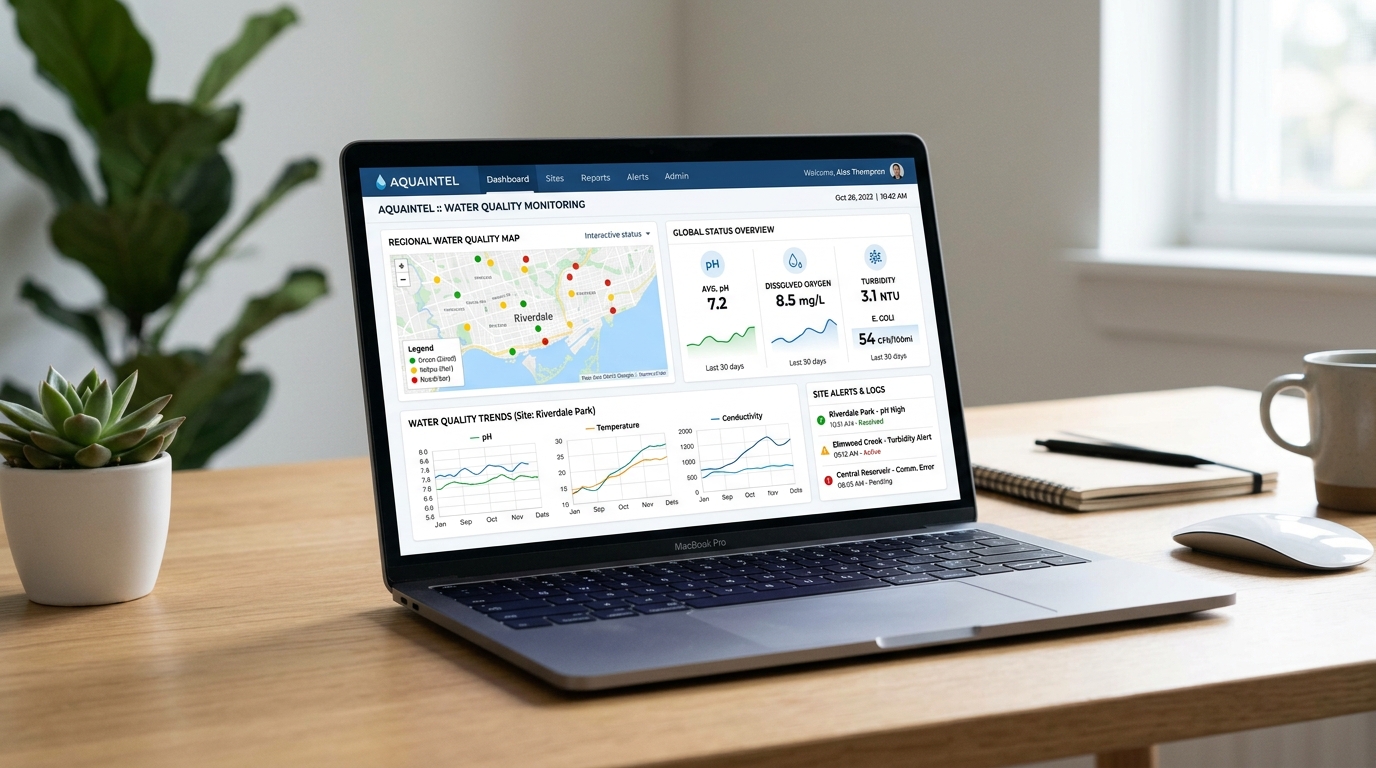 HydraPure Data Dashboard Interface